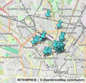 Mappa Via Gran San Bernardo, 20154 Milano MI, Italia (1.3145)