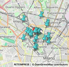 Mappa Via Gran San Bernardo, 20154 Milano MI, Italia (1.172)