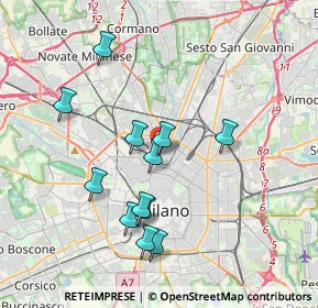 Mappa Via luigi porro lambertenghi, 20159 Milano MI, Italia (3.53917)