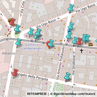 Mappa Via luigi porro lambertenghi, 20159 Milano MI, Italia (0.0815)