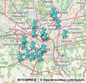 Mappa Via luigi porro lambertenghi, 20159 Milano MI, Italia (6.48444)