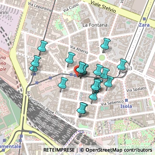 Mappa Via luigi porro lambertenghi, 20159 Milano MI, Italia (0.1785)