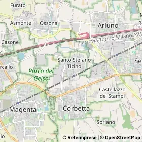 Mappa Santo Stefano Ticino