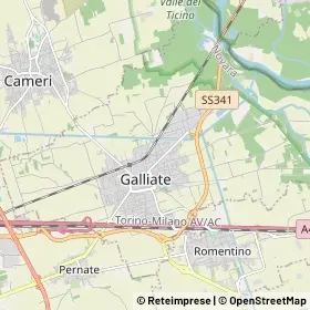 Mappa Galliate