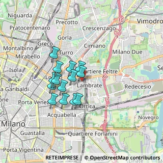 Mappa Piazza Enrico Bottini, 20131 Milano MI, Italia (1.32143)