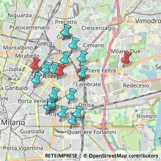 Mappa Piazza Enrico Bottini, 20131 Milano MI, Italia (1.9195)