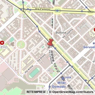 Mappa Via Arona, 4, 20149 Milano, Milano (Lombardia)