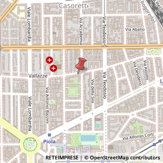 Mappa Via Vallazze, 84, 20131 Milano, Milano (Lombardia)