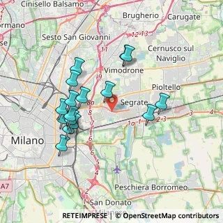 Mappa Via Bologna, 20054 Segrate MI, Italia (3.51563)