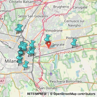 Mappa Via Bologna, 20054 Segrate MI, Italia (4.74588)