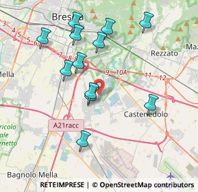 Mappa Via Carlo Signaroli, 25010 Borgosatollo BS, Italia (3.8075)