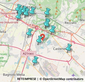 Mappa Via Carlo Signaroli, 25010 Borgosatollo BS, Italia (4.342)
