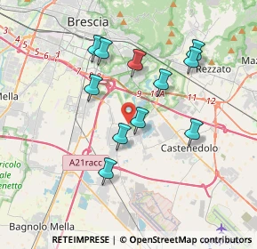 Mappa Via Carlo Signaroli, 25010 Borgosatollo BS, Italia (3.31091)