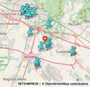 Mappa Via Carlo Signaroli, 25010 Borgosatollo BS, Italia (4.36765)
