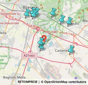 Mappa Via Carlo Signaroli, 25010 Borgosatollo BS, Italia (4.21)