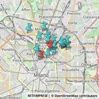 Mappa Via Giovanni Battista Pirelli, 20124 Milano MI, Italia (1.02684)