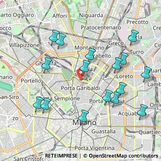 Mappa Stazione Garibaldi, 20124 Milano MI, Italia (2.2775)