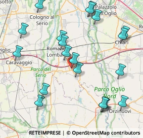 Mappa Via Luciano Manara, 24051 Antegnate BG, Italia (9.6285)