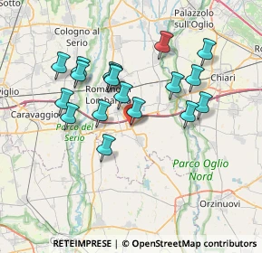 Mappa Via Luciano Manara, 24051 Antegnate BG, Italia (6.50722)