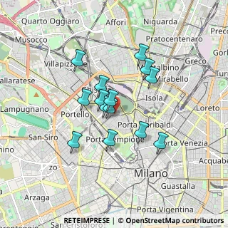 Mappa Via Procaccini ang, 20154 Milano MI, Italia (1.325)