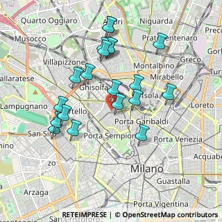 Mappa Via Procaccini ang, 20154 Milano MI, Italia (1.838)