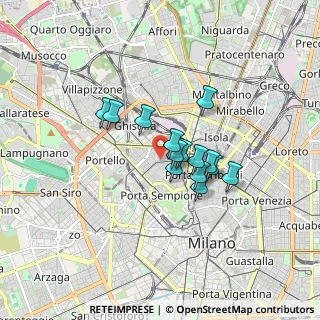 Mappa Via Procaccini ang, 20154 Milano MI, Italia (1.15214)