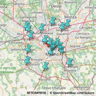 Mappa Via Procaccini ang, 20154 Milano MI, Italia (5.96105)