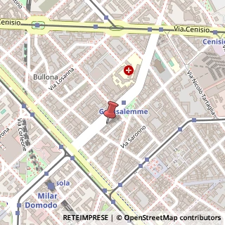 Mappa Via Angelo Poliziano, 12, 20154 Milano, Milano (Lombardia)