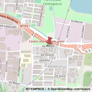 Mappa Via Bologna, 10, 20090 Segrate, Milano (Lombardia)