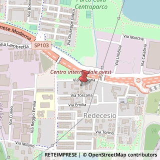 Mappa Via Bologna, 8, 20090 Segrate, Milano (Lombardia)