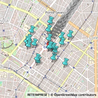 Mappa Via Antonio da Recanate, 20124 Milano MI, Italia (0.3435)