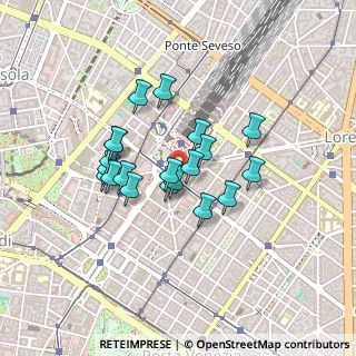 Mappa Via Antonio da Recanate, 20124 Milano MI, Italia (0.3325)