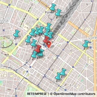 Mappa Via Antonio da Recanate, 20124 Milano MI, Italia (0.4525)