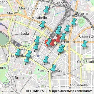 Mappa Via Antonio da Recanate, 20124 Milano MI, Italia (0.875)