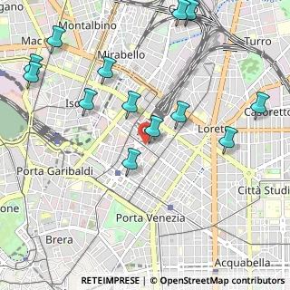 Mappa Via Antonio da Recanate, 20124 Milano MI, Italia (1.22308)
