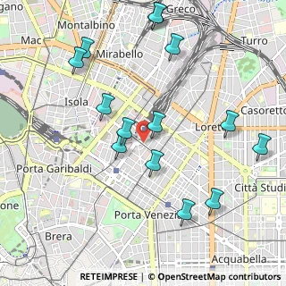 Mappa Via Antonio da Recanate, 20124 Milano MI, Italia (1.11714)
