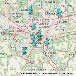 Mappa Via Antonio da Recanate, 20124 Milano MI, Italia (6.91077)