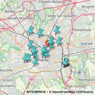 Mappa Via Antonio da Recanate, 20124 Milano MI, Italia (3.15158)