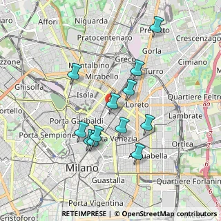 Mappa Via Antonio da Recanate, 20124 Milano MI, Italia (1.62917)