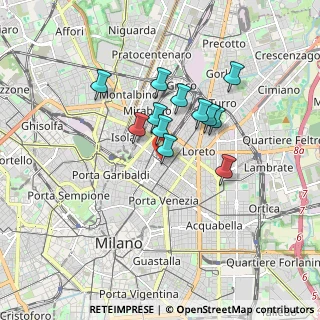 Mappa Via Antonio da Recanate, 20124 Milano MI, Italia (1.30583)