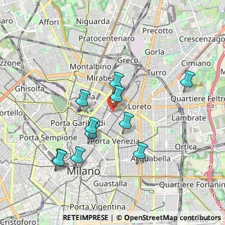 Mappa Via Antonio da Recanate, 20124 Milano MI, Italia (1.80273)