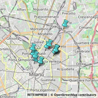 Mappa Via Antonio da Recanate, 20124 Milano MI, Italia (1.17357)