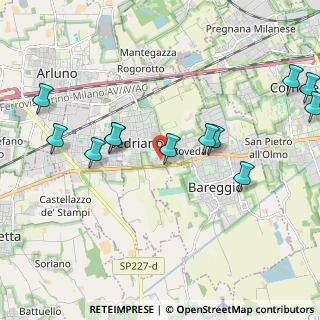 Mappa SS 11 Padana Superiore, 20018 Sedriano MI (2.33833)