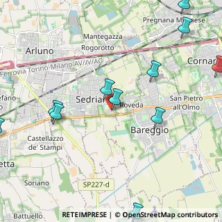 Mappa SS 11 Padana Superiore, 20018 Sedriano MI (2.9325)