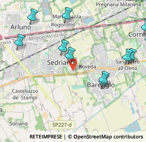 Mappa SS 11 Padana Superiore, 20018 Sedriano MI (2.82231)