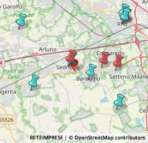 Mappa Centro Commerciale Bennet, 20018 Sedriano MI, Italia (4.78083)