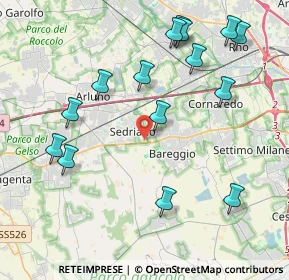 Mappa Centro Commerciale Bennet, 20018 Sedriano MI, Italia (4.55933)