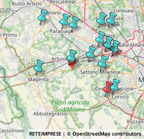 Mappa Centro Commerciale Bennet, 20018 Sedriano MI, Italia (7.77529)