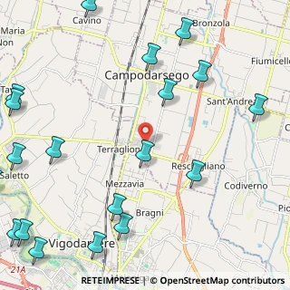 Mappa Via Antonio Pigafetta, 35011 Campodarsego PD, Italia (3.35)
