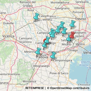 Mappa Via Antonio Pigafetta, 35011 Campodarsego PD, Italia (12.31077)